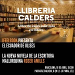 Para vuestras bonitas agendas: tenemos una cita el 16 de abril con #elecuadordeulises ;)) - Roser Amills, escritora mallorquina