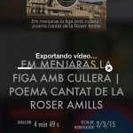 En uns minuts pujo un vídeo titulat "Em menjaràs la figa amb cullera" ;)) Atenció! - Roser Amills, escritora mallorquina