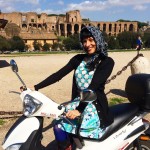 Y que no falte la #vespa en #Roma ;)) - Roser Amills, escritora mallorquina