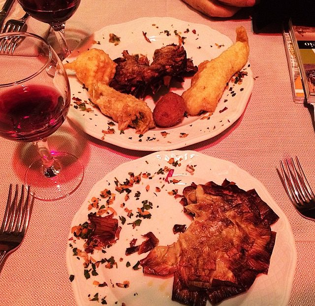 Alcachofas A La Judia En Roma