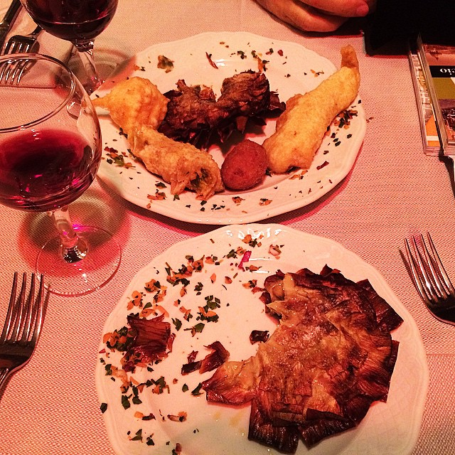 Alcachofas A La Judia En Roma