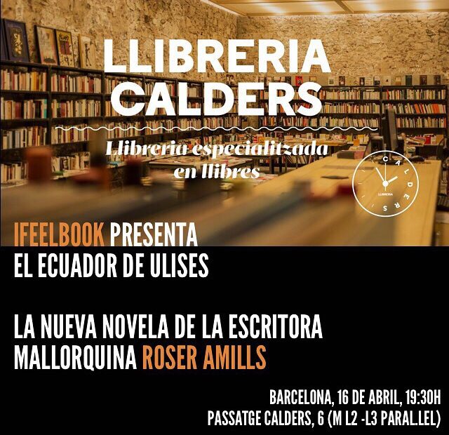 Presentacion De Roser Amills Llibreria Calders