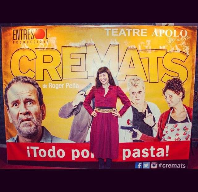 Roser Amills Estreno Teatro Cremats
