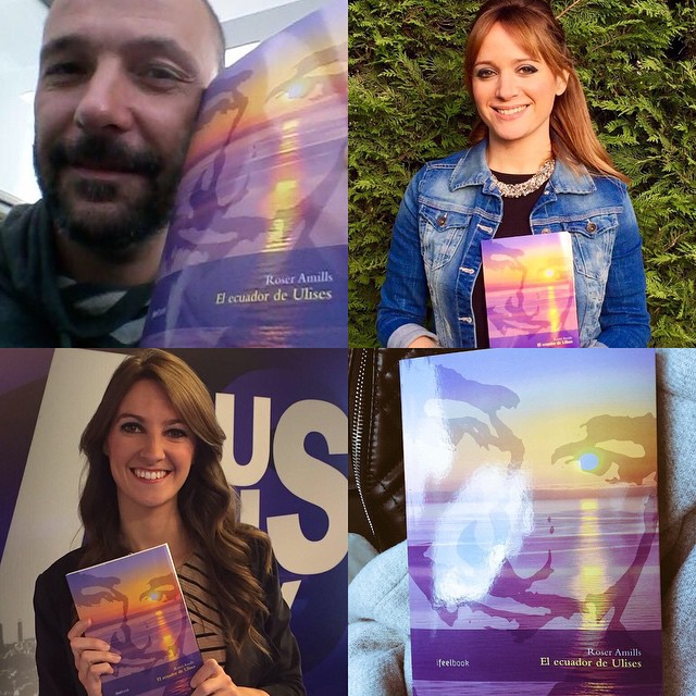 La Montse Vidal, la Mònica Usart i l'Andrés Torres ja tenen triada la lectura de la setmana. I tu? #elecuadordeulises :))