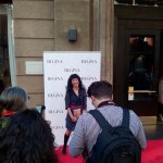 Gamberreando en el photocall :)) #santjordi2015 #elecuadordeulises - Roser Amills, escritora mallorquina