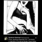 Me encanta ser modelo inspiradora para la grandiosa @aposaintclair !! - Roser Amills, escritora mallorquina