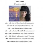 Les signatures de Sant Jordi ja són aquí: anota on podràs trobar-nos!! #santjordi2015 #elecuadordeulises - Roser Amills, escritora mallorquina
