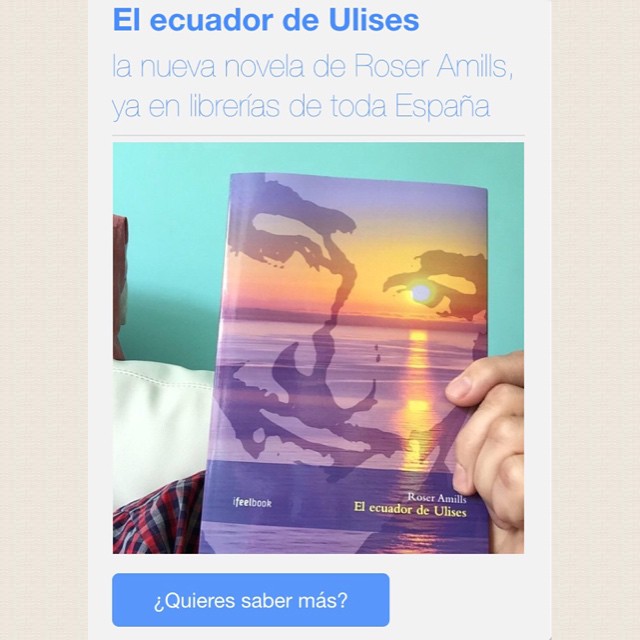 Ya puedes comprar en cualquier librería de España 'El ecuador de Ulises' y si se ha agotado, encárgala: te gustará viajar a los años 50 ;)) #elecuadordeulises