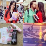 Lecturas, amor y rosas, la bella Sara Jiménez eligió regalar #elecuadordeulises y regalarme rosas de @MiiN_Cosmetics #cosmeticacoreana #belleza #alegria #gracias - Roser Amills, escritora mallorquina