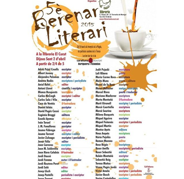 Berenar Literari 2015 Llibreria El Cucut Torroella