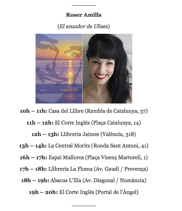 firmas roser amills sant jordi 2015