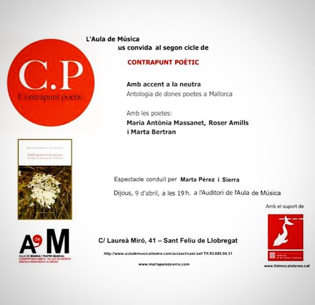 Presentacio Antologia De Poemes Feministes Amb Accent A La Neutra Maria Antonia Massanet Marta Bertran Perello I Roser Amills