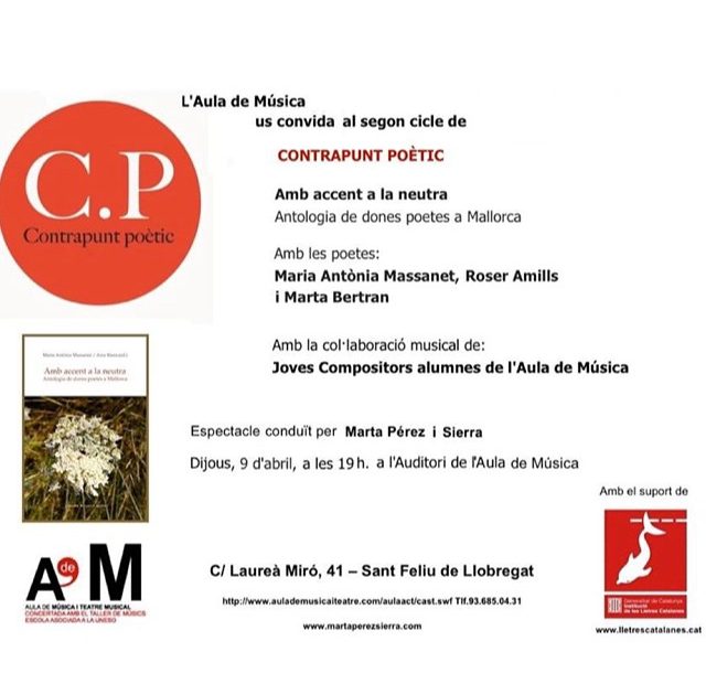 Recital Amb Accent A La Neutra A Sant Feliu Del Llobregat