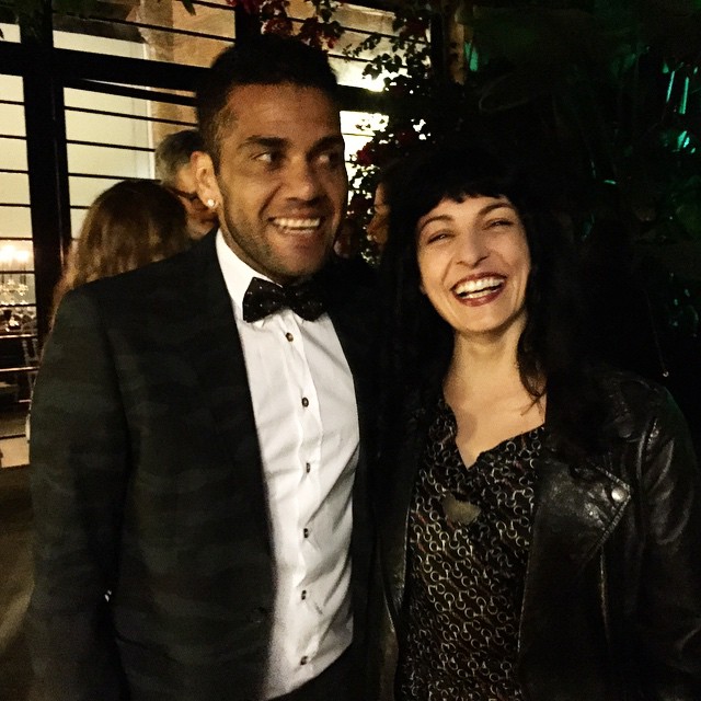 Roser Amills Cena Con Dani Alves Retaurante Alquimia Fogo Barcelona 2