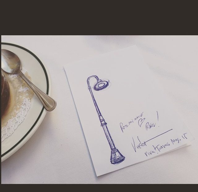 Dibujo De Victor Amela Para Roser Amills En Tarraco Viva