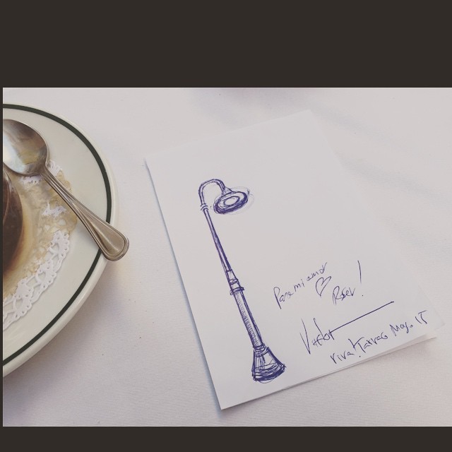 Dibujo De Victor Amela Para Roser Amills En Tarraco Viva