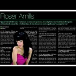 Gràcies @JuditGomezM per aquesta entrevista a la contraportada de @7accents ;)) - Roser Amills, escritora mallorquina