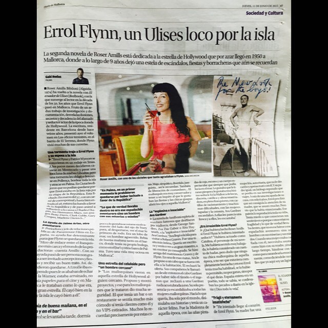 La novela sobre Errol Flynn de Roser Amills en Vanity Fair | Cuando Mallorca fue el oasis de Hollywood