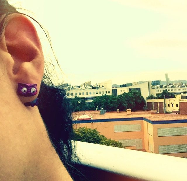 Pendiente De Buho De Roser Amills