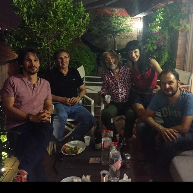 Roser Amills Con David Barba Joan Garriga Victor Amela Y Francesc Miralles