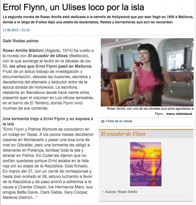 roser amills diario de mallorca el ecuador de ulises junio 2015