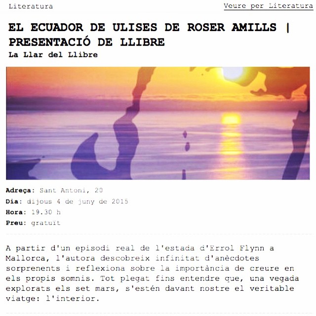 Roser Amills Presentacion Sabadelll Con El Ecuador De Ulises Albert Beorlegui