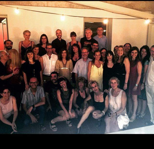 Roser Amills, festa equip de catalunya radio