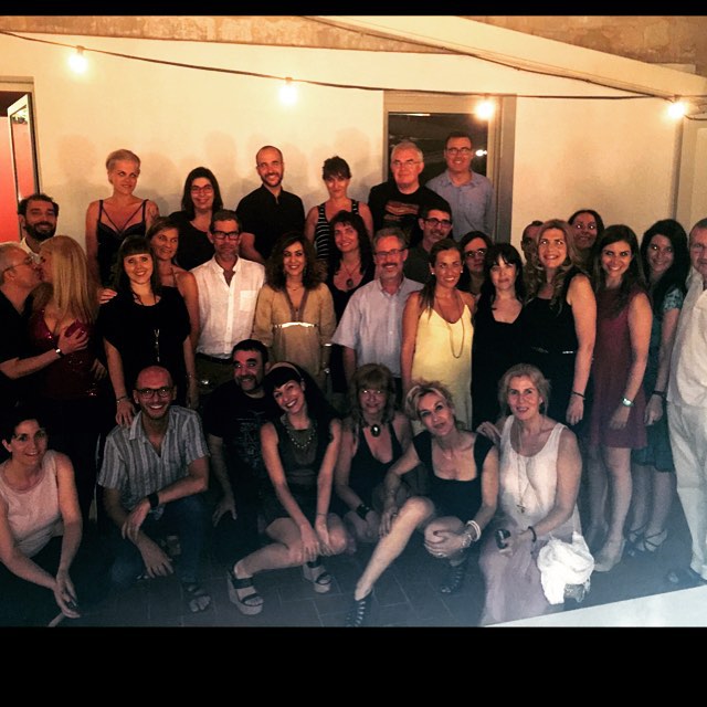 Roser Amills, festa equip de catalunya radio