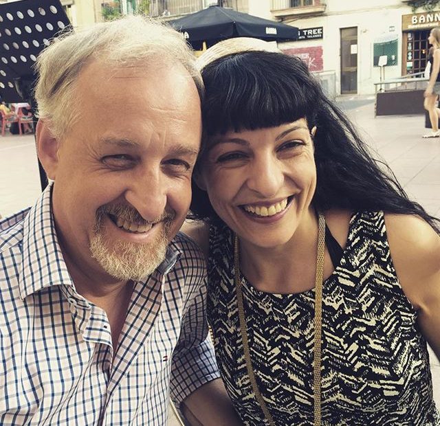 Roser Amills i Josep Manuel Rafi al barri de gracia