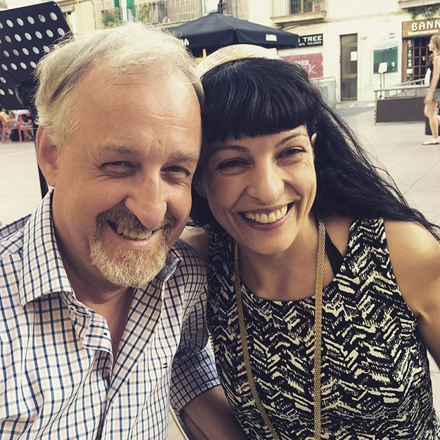 Roser Amills i Josep Manuel Rafi al barri de gracia