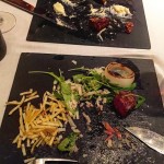 Sopar ben servit a #lapolpa amb el Lluis ;)) - Roser Amills, escritora mallorquina