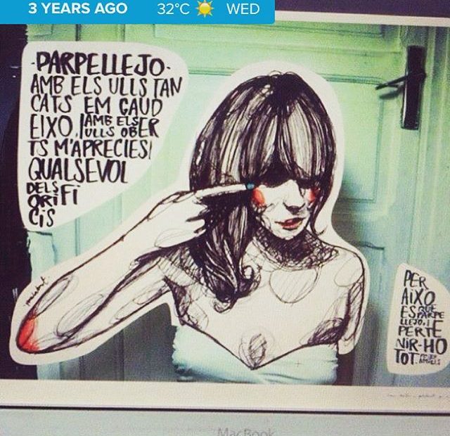 Paula bonet ilustra un poema de roser amills