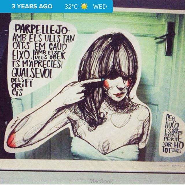 Paula bonet ilustra un poema de roser amills