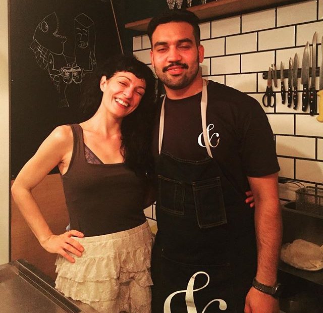 Roser Amills Con Bilal The Fish And Chips Shop Barcelona