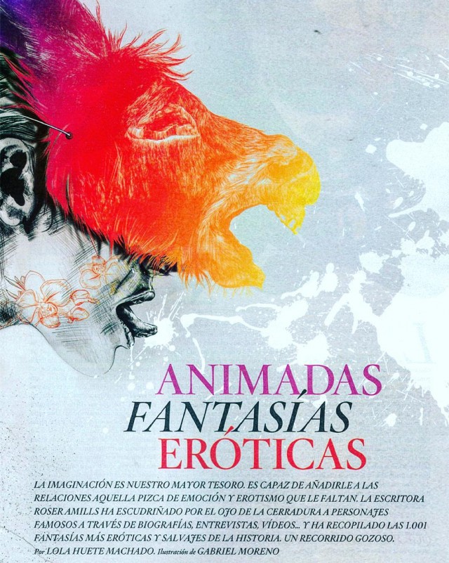 Fantasias, libro de roser amills, reportaje en el pais