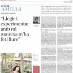 Entrevista diari ARA: parlo de El #ecuadordeUlises #errolflynn #mallorca anys 50 - Roser Amills, escritora mallorquina