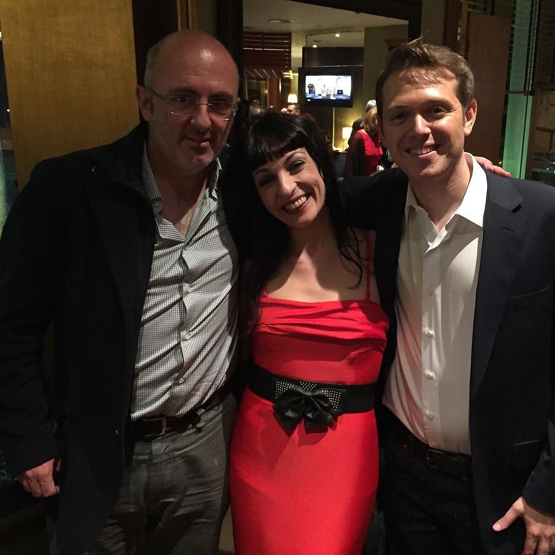 Roser Amills amb Jordi Julia al festival de cinema de Sitges