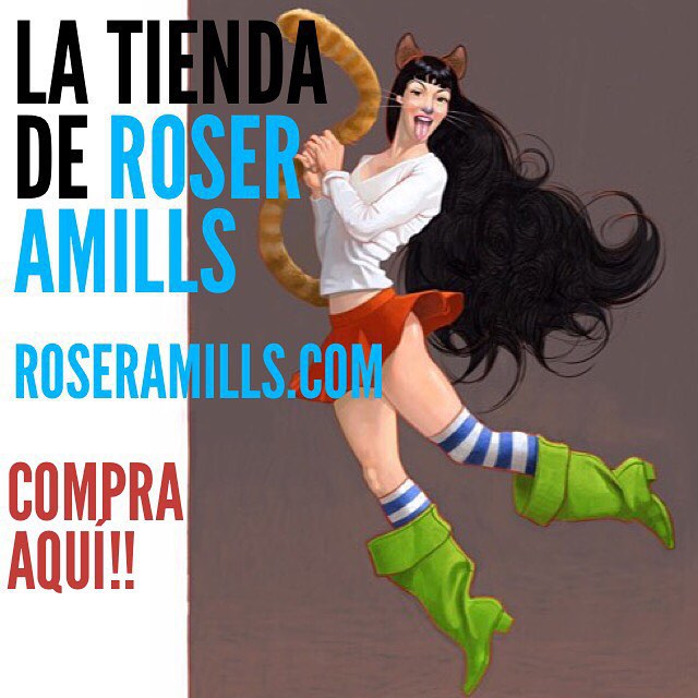 cartel la tienda de Roser Amills
