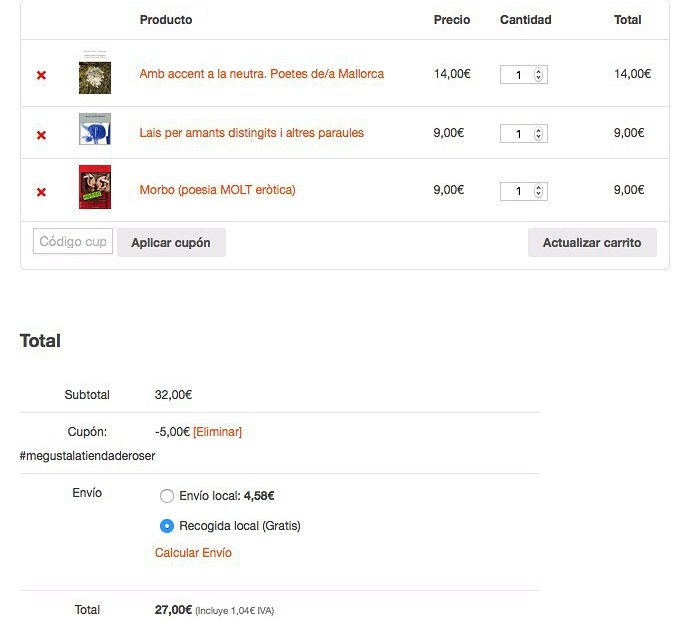 Cupon Tienda Roser Amills