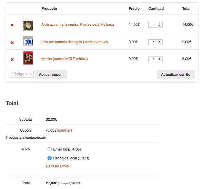 Cupon Tienda Roser Amills