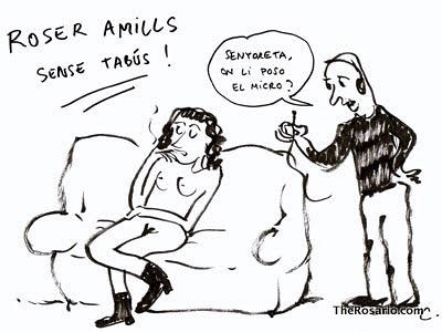 ilustracion de roser amills en canal 33 de claire roquigny