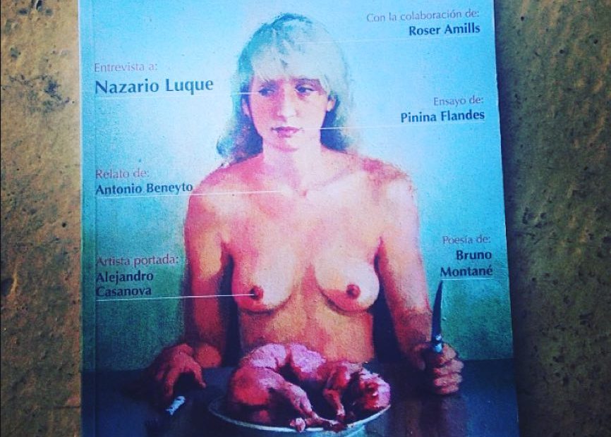 revista canibaal con un reportaje de roser amills