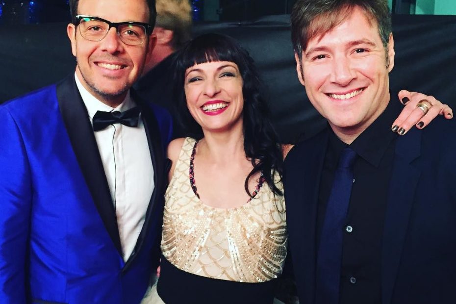 roser amills con carlos latre y angel llacer