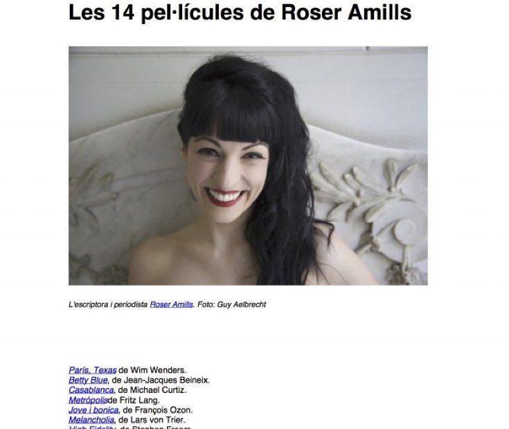 Roser Amills Entrevista Catorze