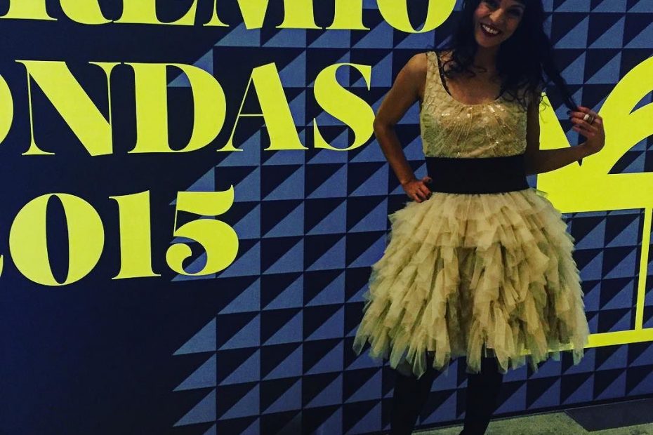 roser amills photocall de los premios ondas