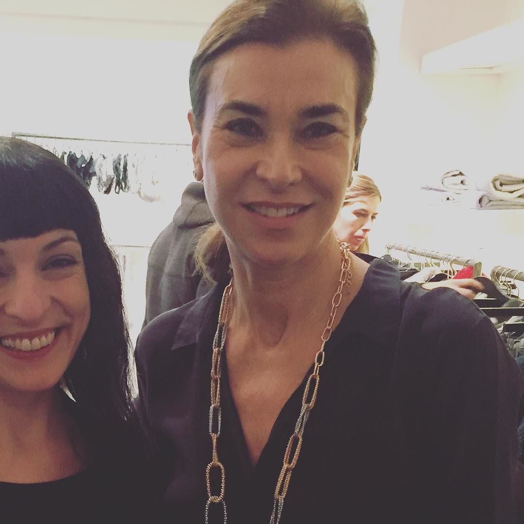 Carmen Posadas con Roser Amills