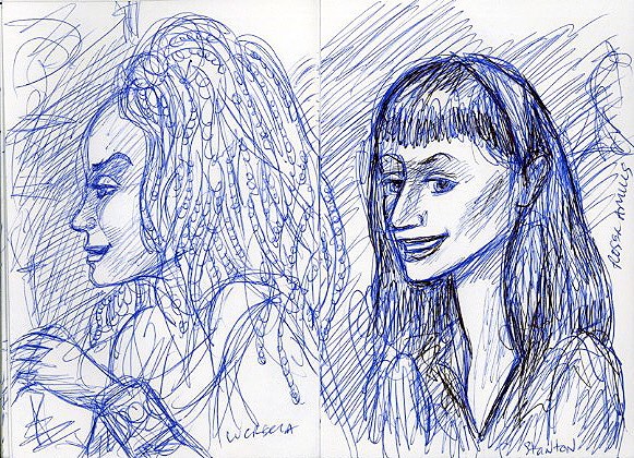 ilustrador dibuja a boli a roser amills