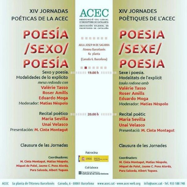 ARA Balears | Sexe i Poesia: la nova recepta de les Jornades Poètiques de l’ACEC 3 ARA Balears | Sexe i Poesia: la nova recepta de les Jornades Poètiques de l’ACEC - Roser Amills, escritora mallorquina