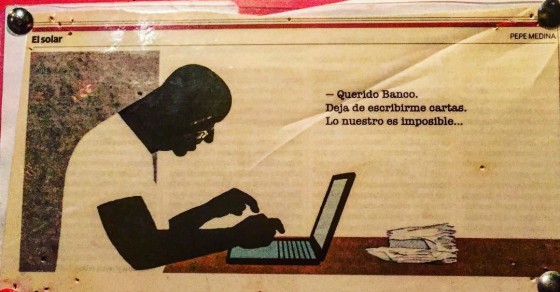 Querido banco, deja de escribirme cartas: lo nuestro es imposible ;)) - Roser Amills, escritora mallorquina