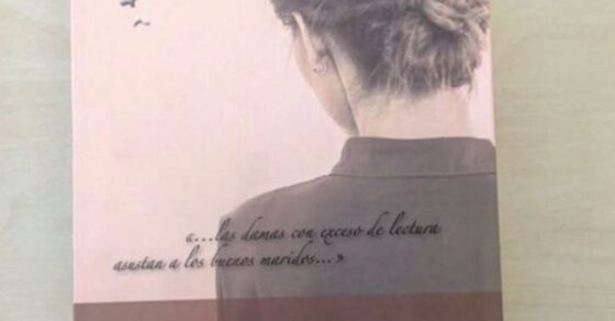 Coberta de La bachillera, novel·la de Roser Amills, amb una dona d'esquena i les illes Balears dibuixades